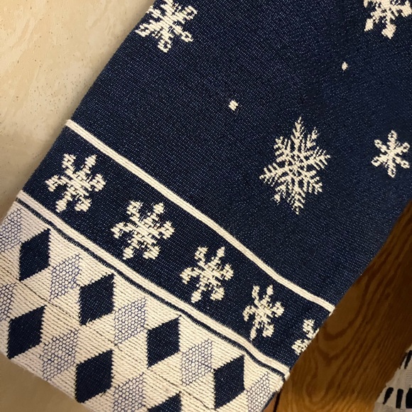 Fashion Bug Navy and White Snowflake Cardigan/Blazer Women’s Size 18/20 - Picture 5 of 7